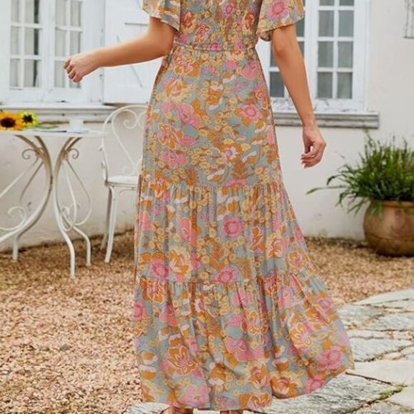 Casual Flowy Maxi Dress - Picture 2 of 2